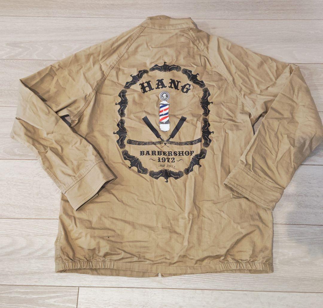 HANG BARBERSHOP ジップアップジャケット ベージュ ハング 犯具