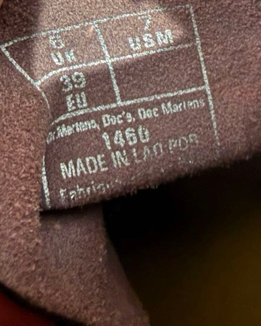 K*o様 Dr.Martens チェリーレッドUK5 8ホールブーツ　UK6 2