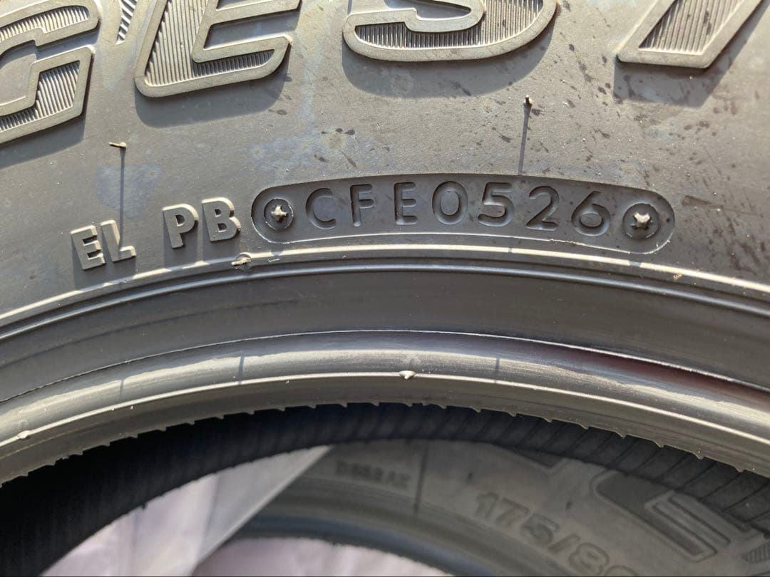 【新車外し】 ジムニー タイヤ　4本セット ブリヂストン 175/80R16