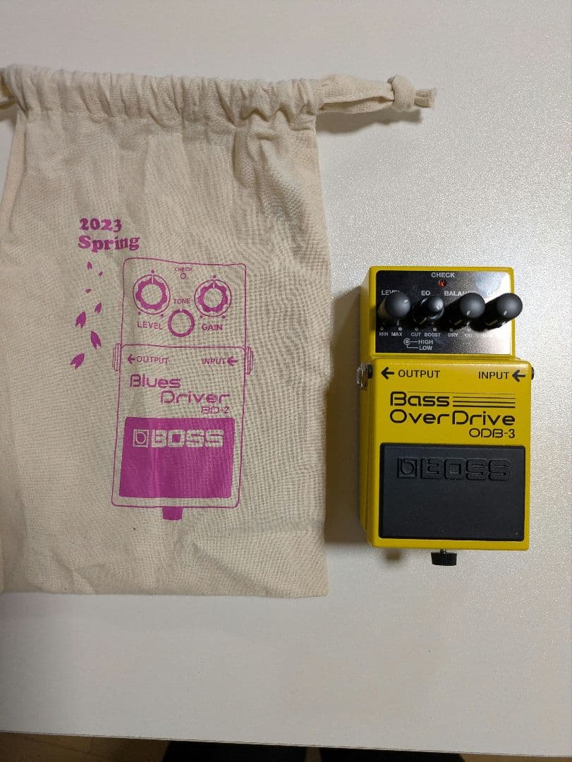 美品　エフェクター　BOSS ベースオーバードライブ ODB-3　エレキベース