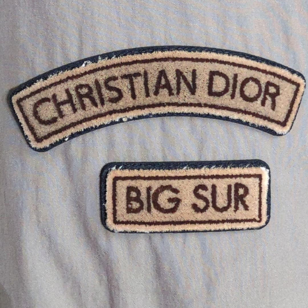 ディオール DIOR ほぼ新品 ブルゾン S 茶 ブラウン 刺繍 ワッペン多数