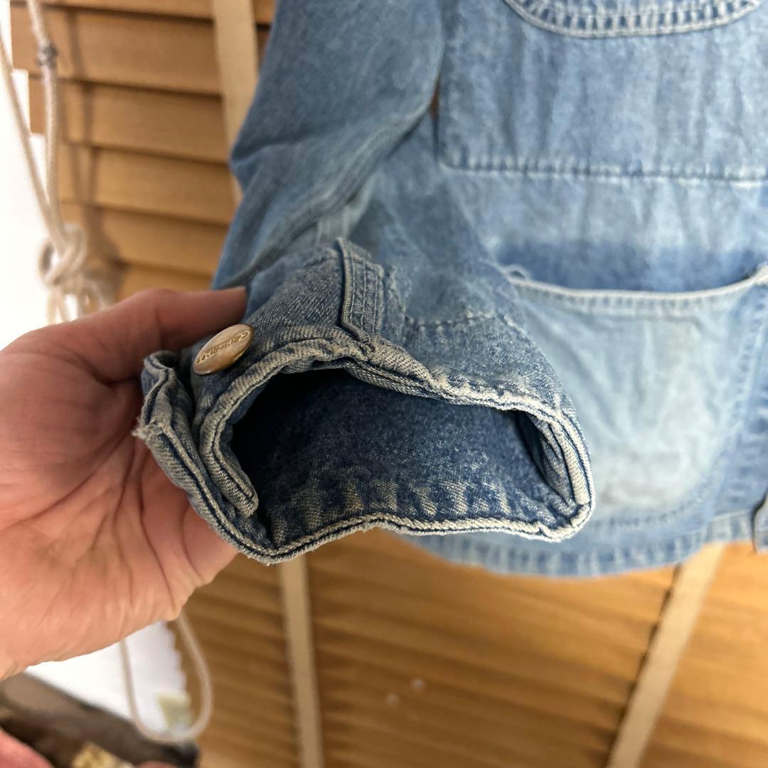 80s 90s Carhartt デニムカバーオール　チョアコート