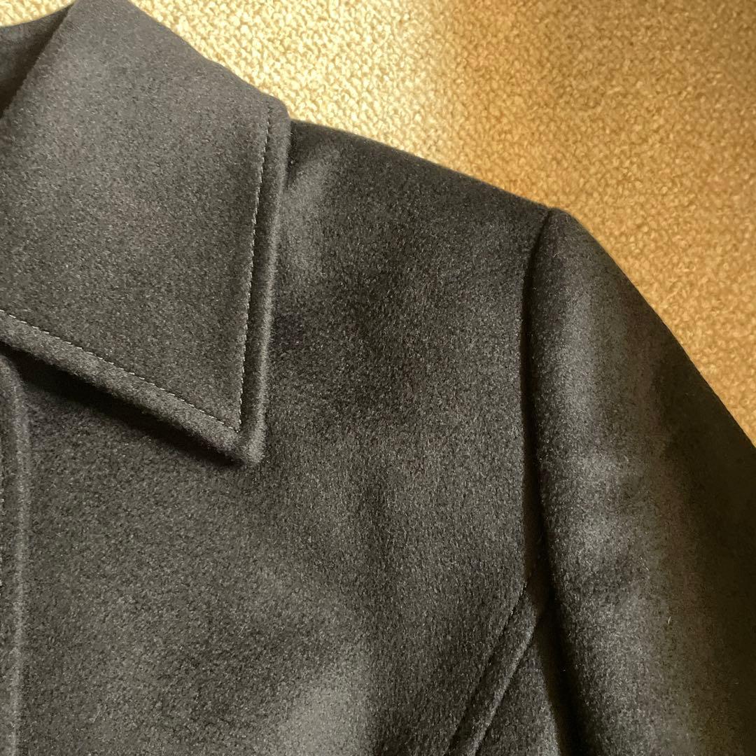 mama 　AnKnA 大きいサイズ黒 カシミヤ100%ロングコート