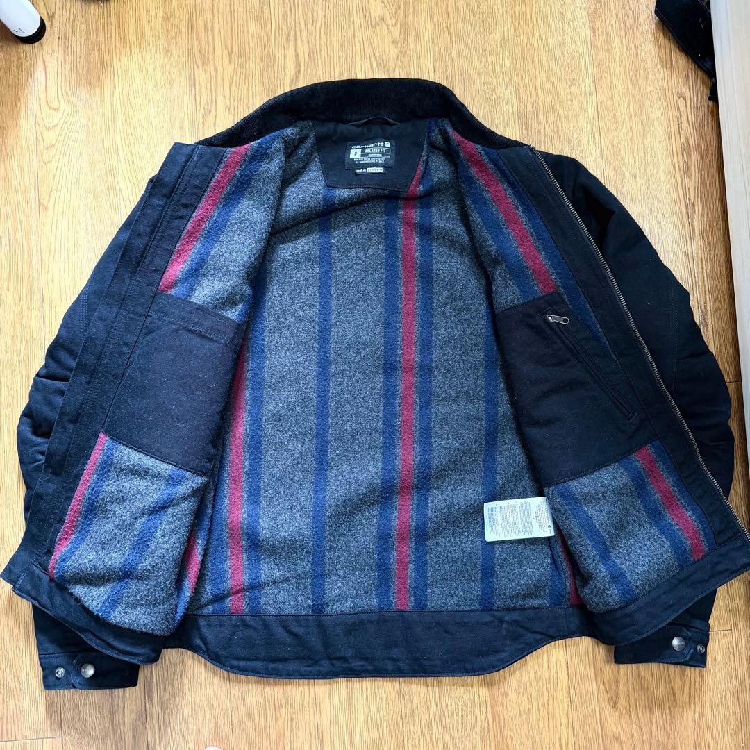 Carhartt 103828 ダック デトロイトジャケット ブラック