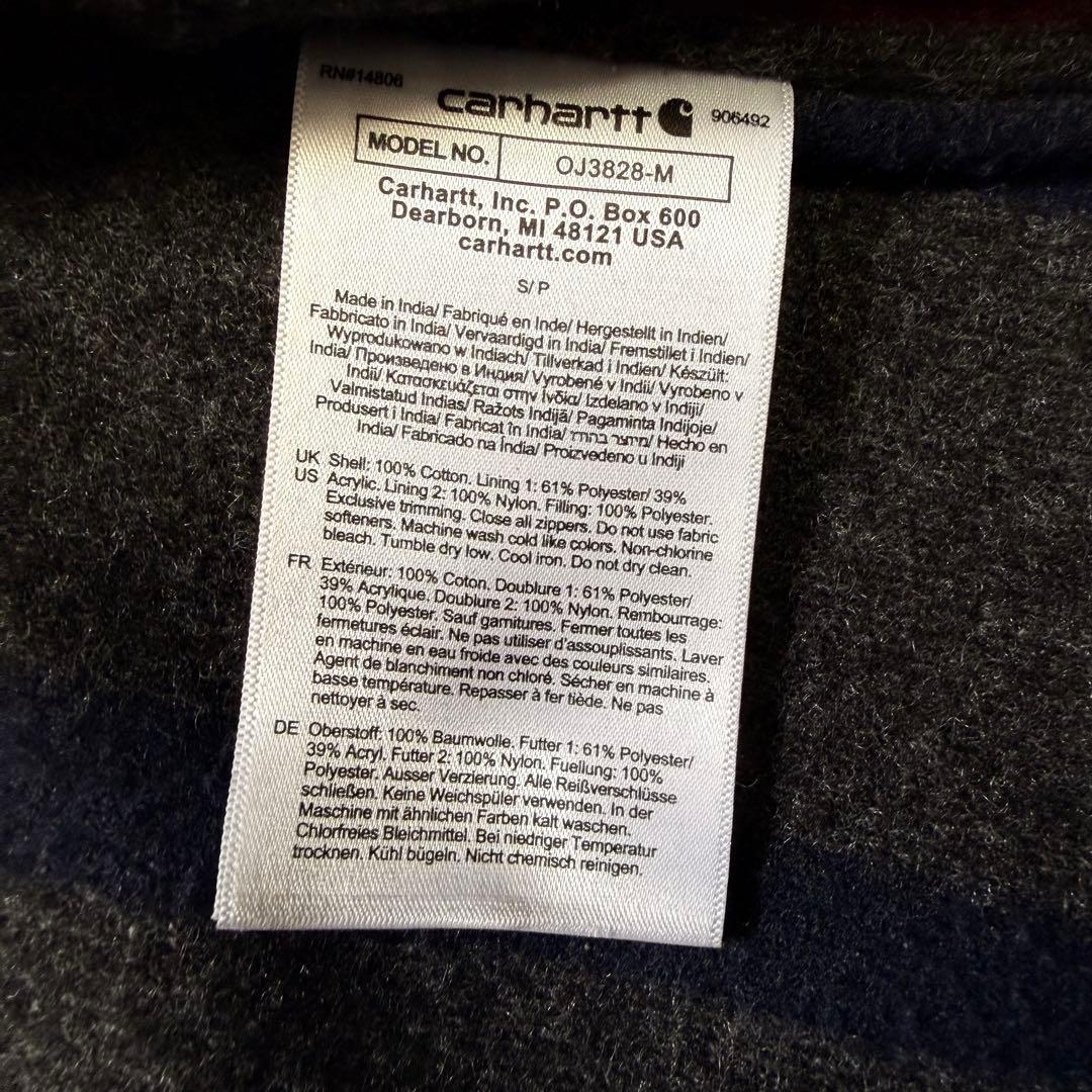 Carhartt 103828 ダック デトロイトジャケット ブラック