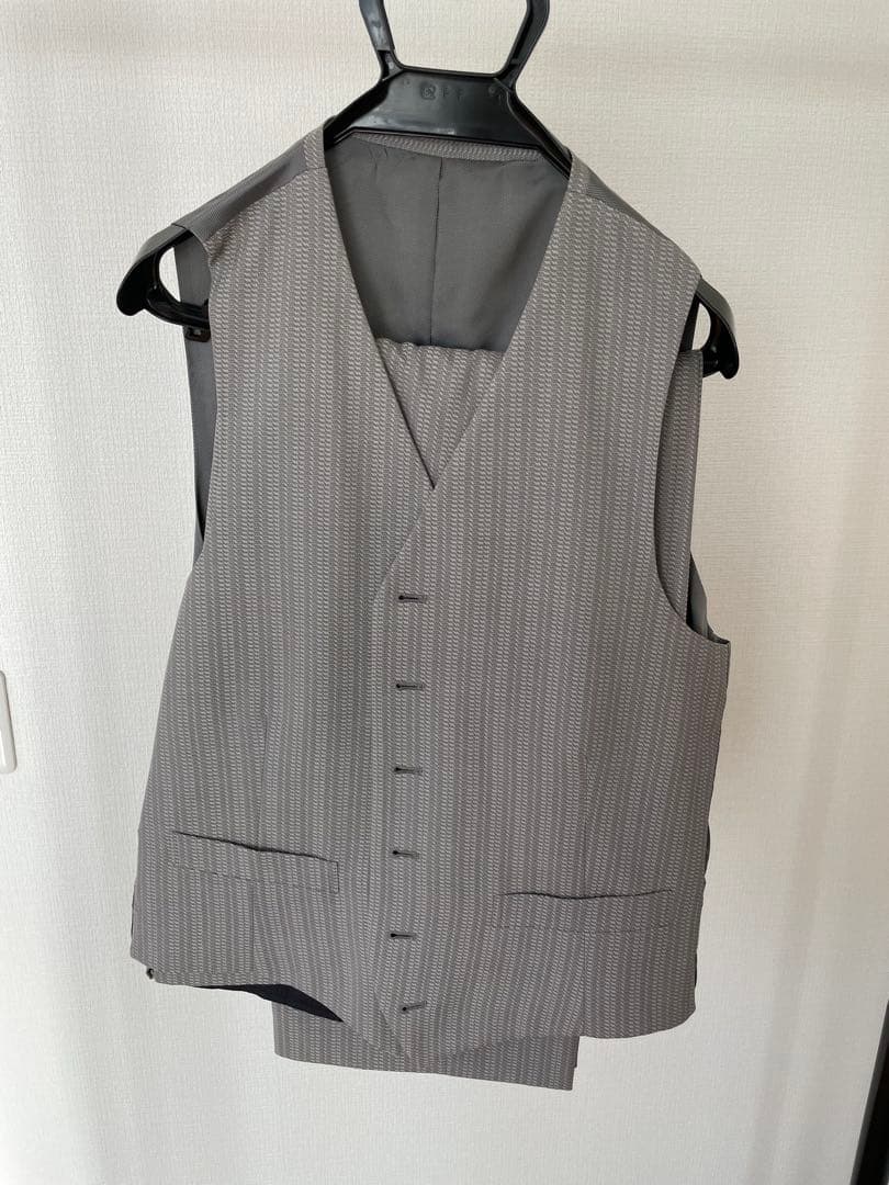 MEN'S TENORAS ダブルブレストスーツジャケット Lサイズ グレー