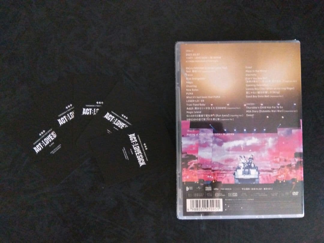 TXT ACT LOVE SICK IN JAPAN 通常盤DVD新品未開封
