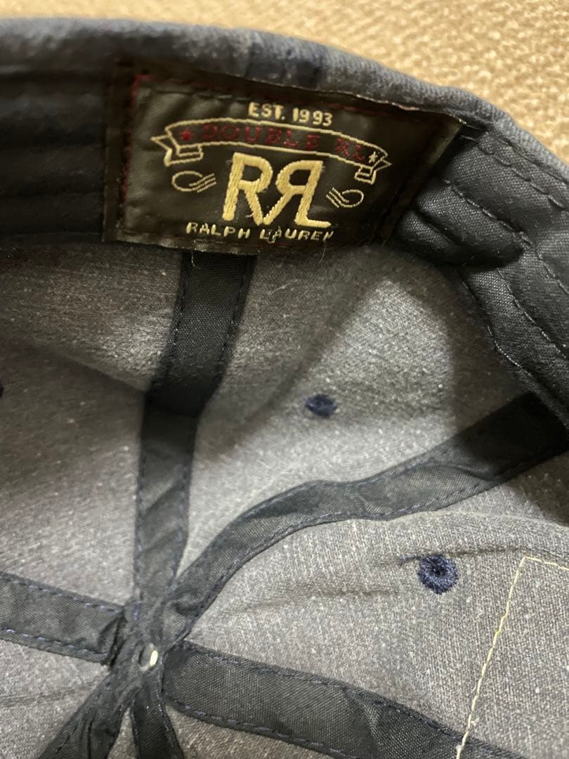 人気‼️DOUBLE-RL RIDGWAY 93 ネイビーキャップ　ラルフローレン