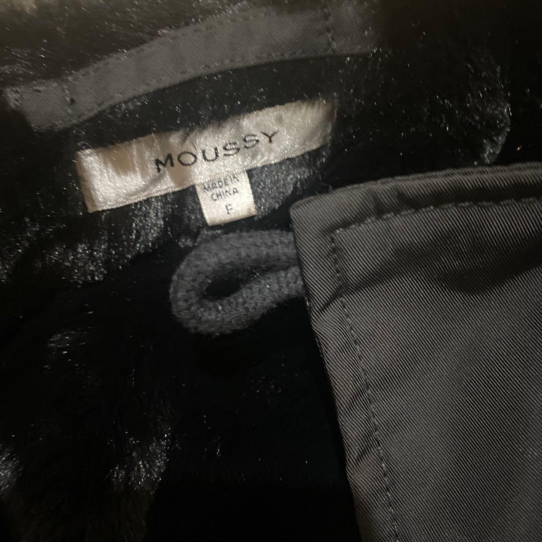 MOUSSY ファー付きミリタリージャケット