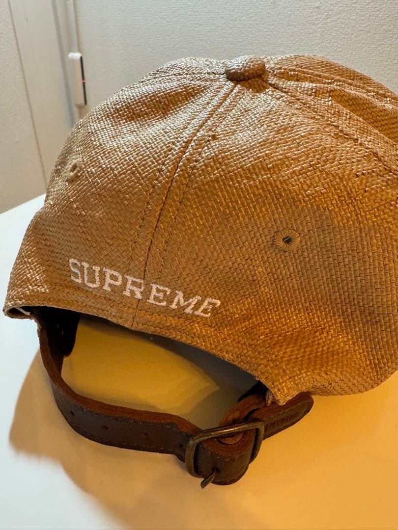 y.s Supreme Raffia Logo 6-Panel ベージュ