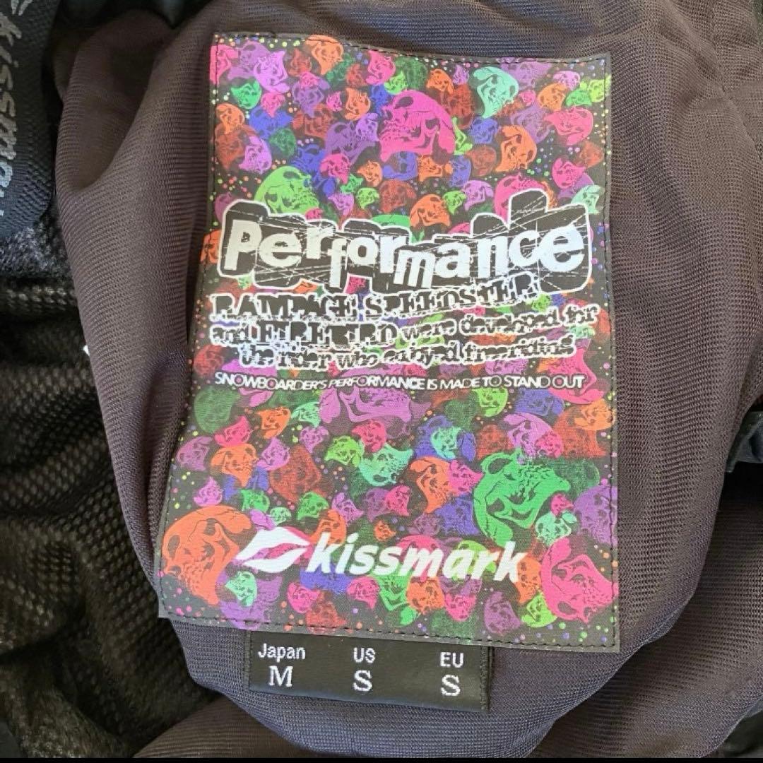 【鍋すき】#H8✨kissmark✨スキー スノボ ウェア 上下 メンズM
