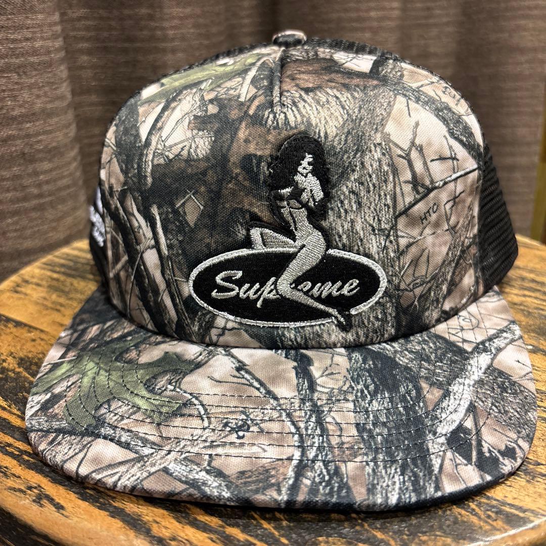 帽子 supreme PINUP MESH BACK PANEL CAP