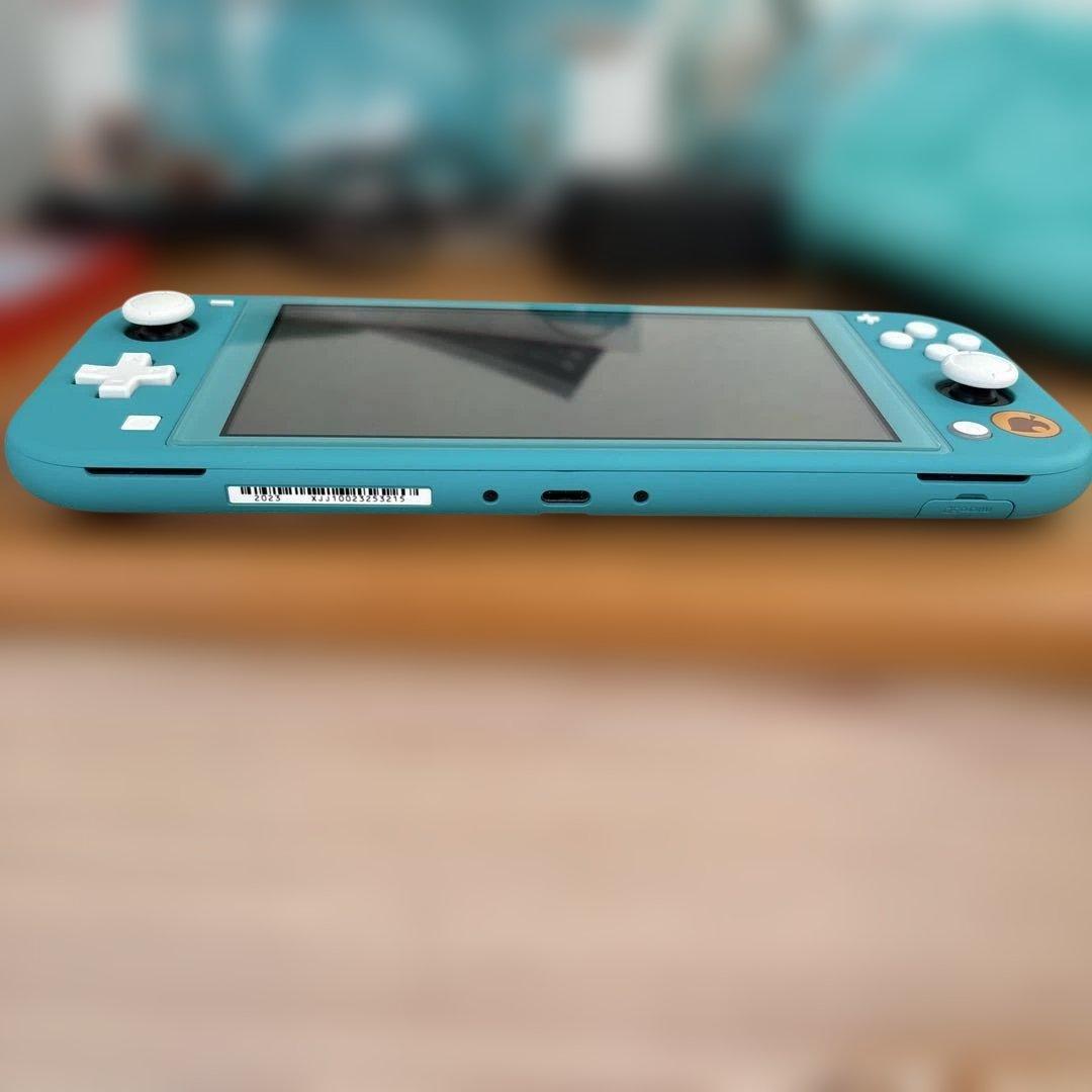 美品！Nintendo Switch Liteどうぶつの森セット　アロハ柄、他