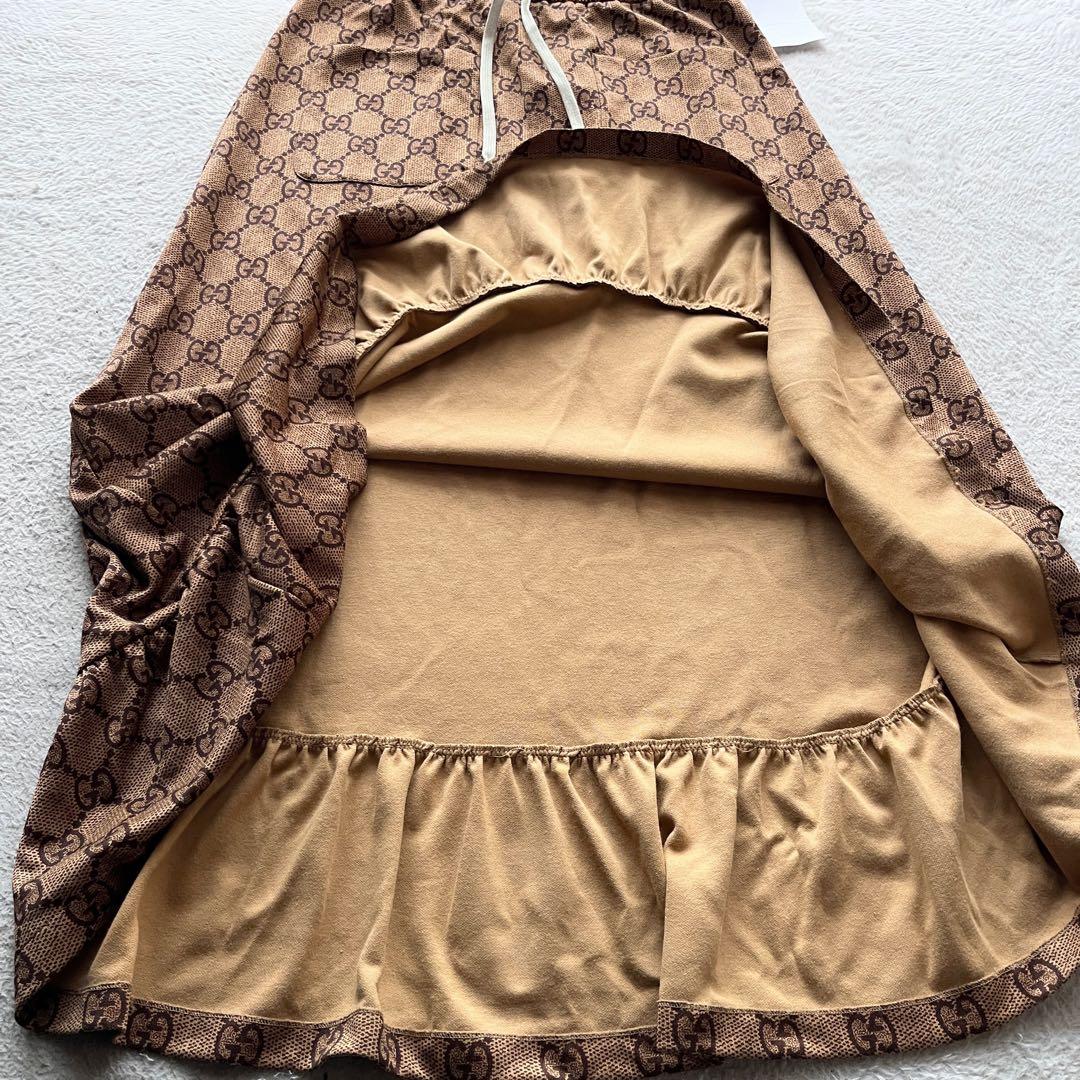 未使用級 極美品✨GUCCI グッチ　 テクニカルジャージスカート GG柄