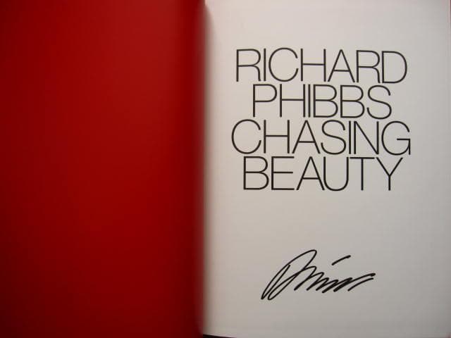 Chasing Beauty　Richard Phibbs　サイン入り