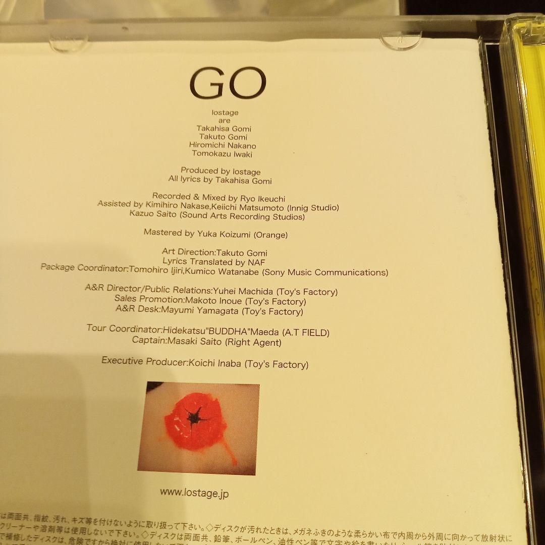 lostage go 初回盤　LIVE DVD付き
