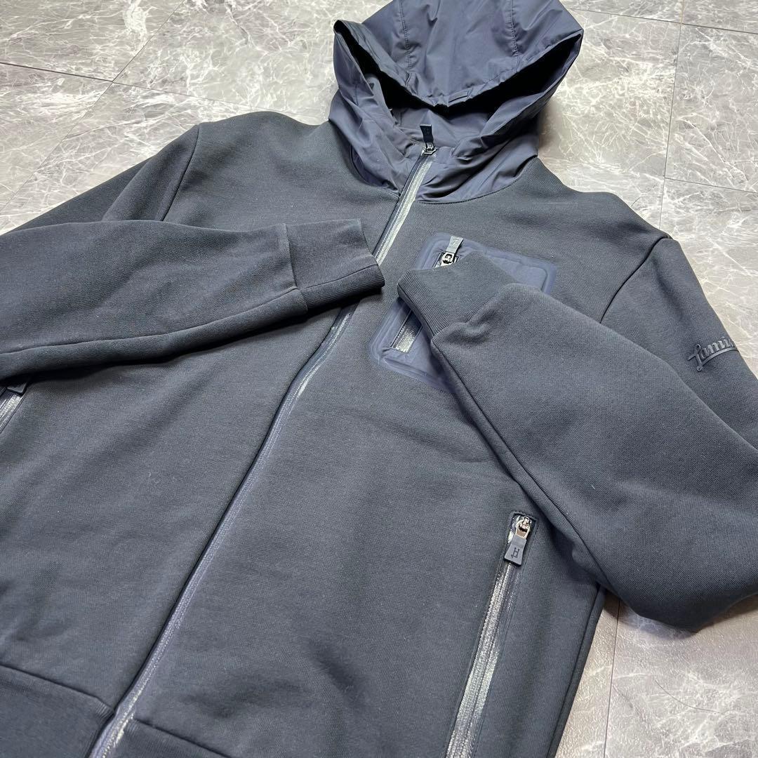極美品　ヘルノ　ラミナー　近年品　XL 50 ジップパーカー　フード　HERNO