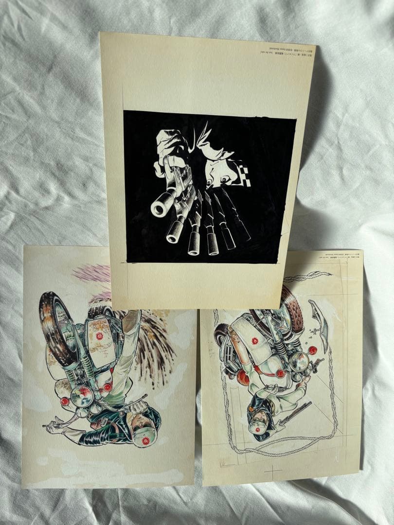 ワイルド7 1973-74 生原稿ver.「地獄の神話」全3巻セット