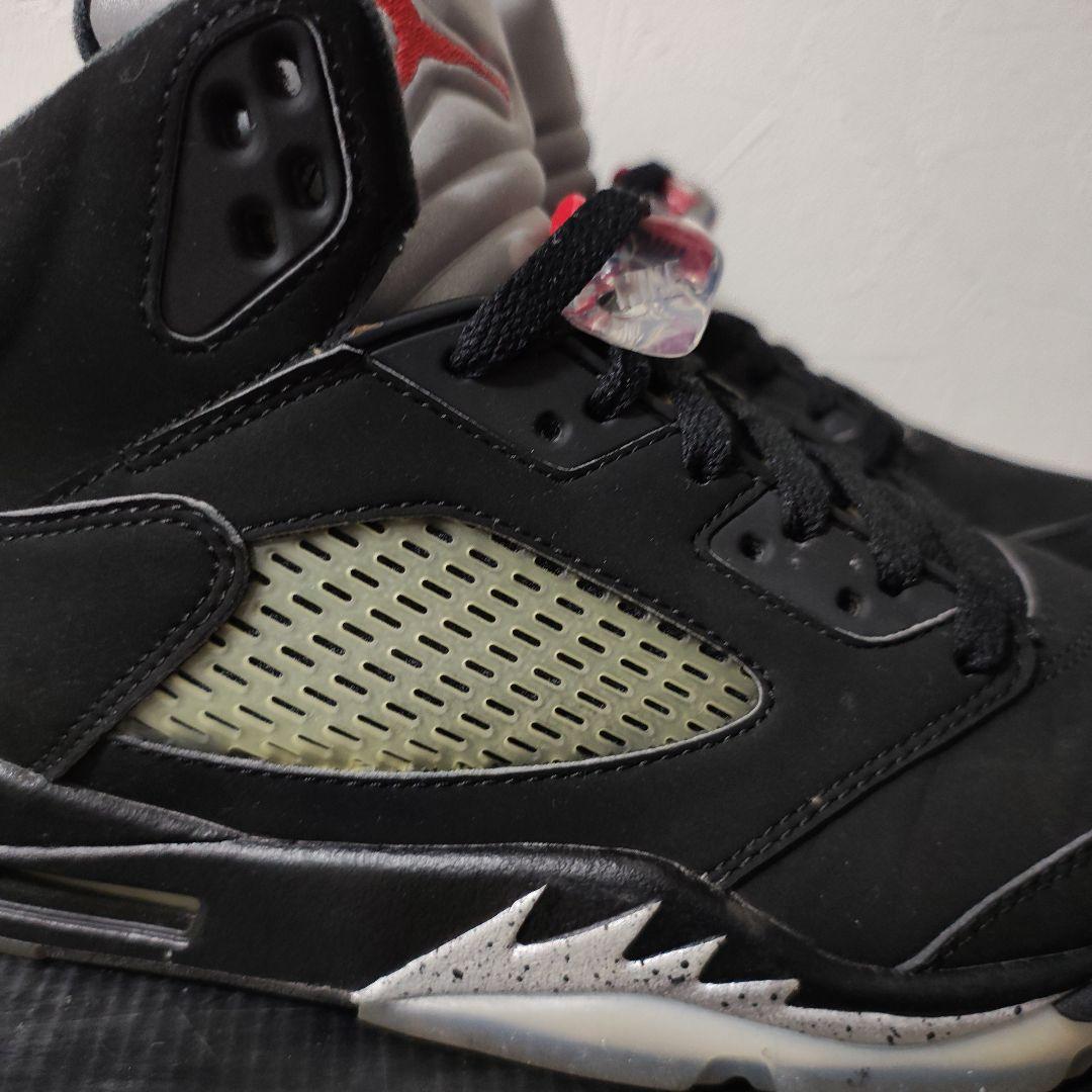 J*e様 Nike Air Jordan 5 ブラック/グレー/レッド