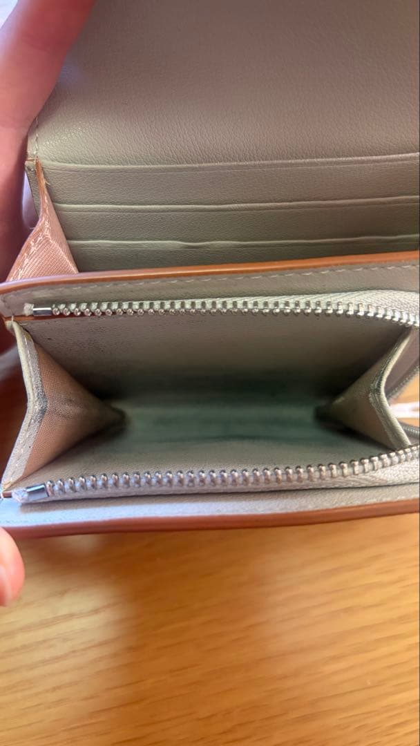 LOEWE 財布 ライトグレー 折り財布