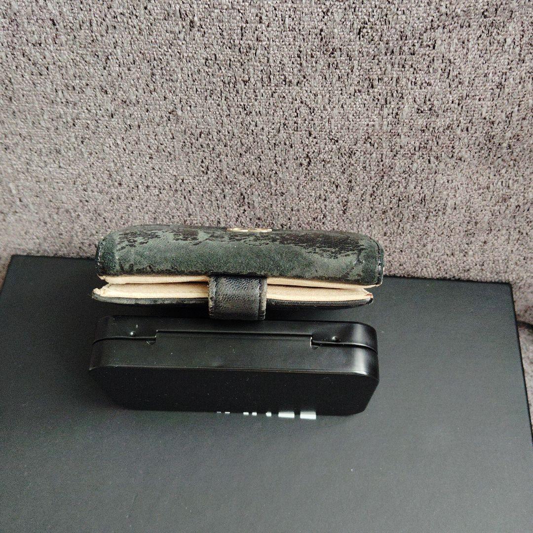 CHANEL 二つ折り財布 ブラック