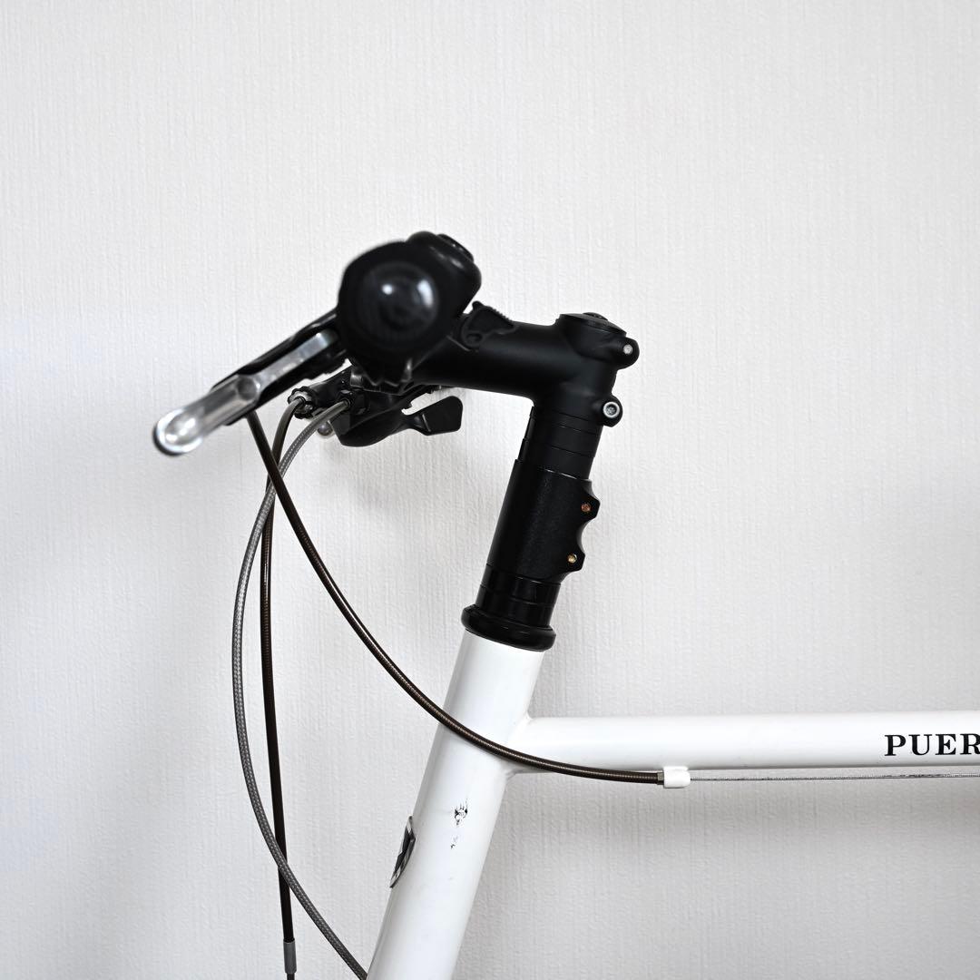 【引き取り限定】 ミニベロ 自転車 本体 451 20インチ 1×7速 ホワイト