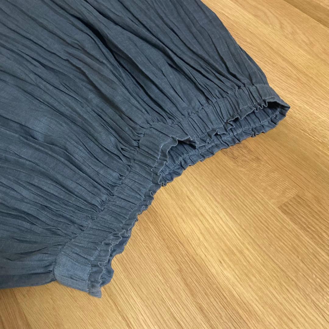 evam eva リネン グラデーションスカート