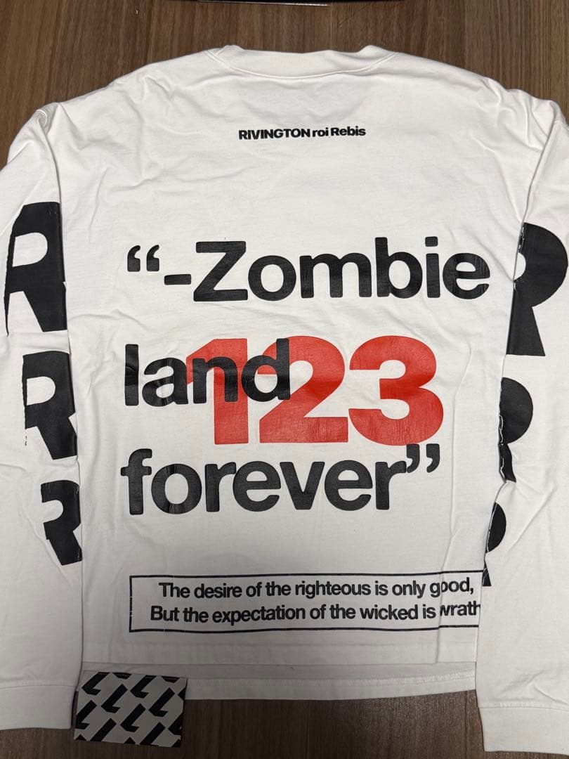 RRR123 ZOMBIELAND LS tシャツ サイズ1