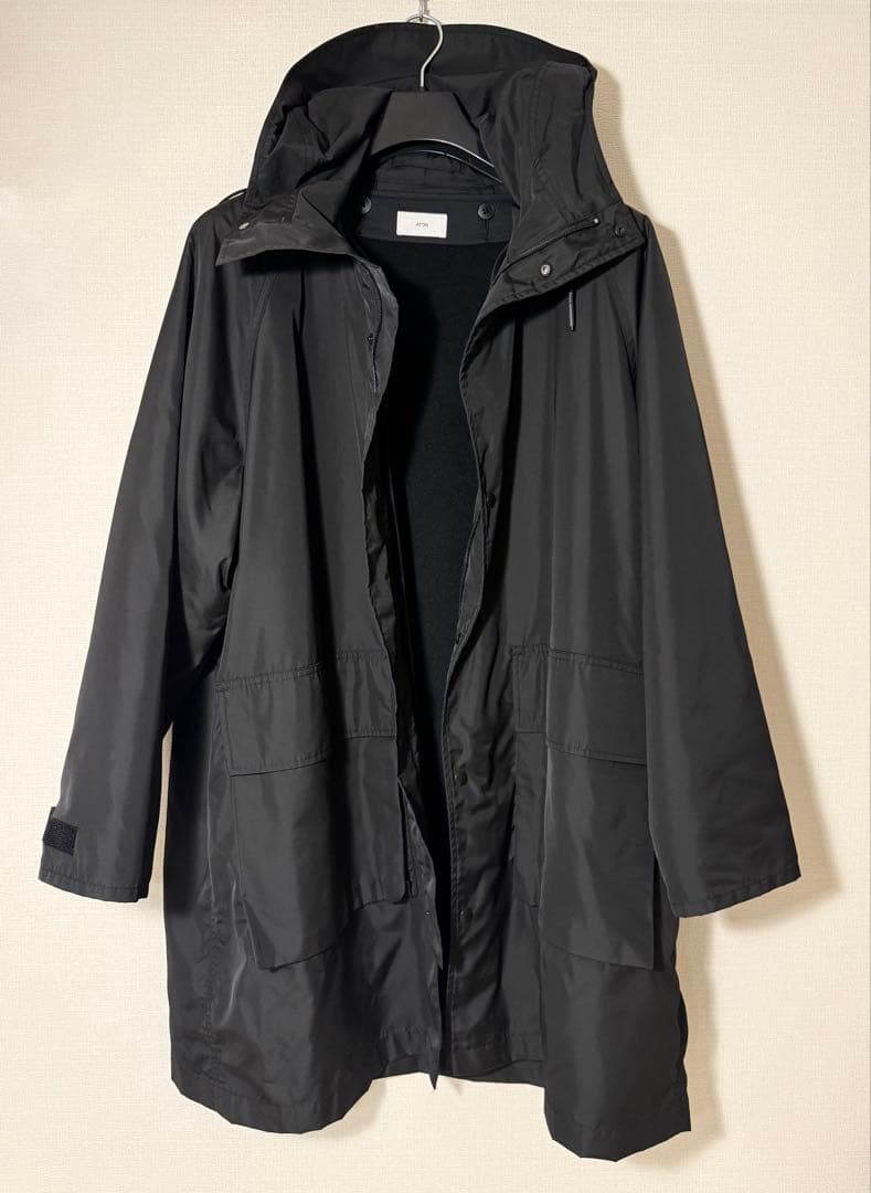 【未使用】ATON  DYE NYLON モッズコート ライナー付き