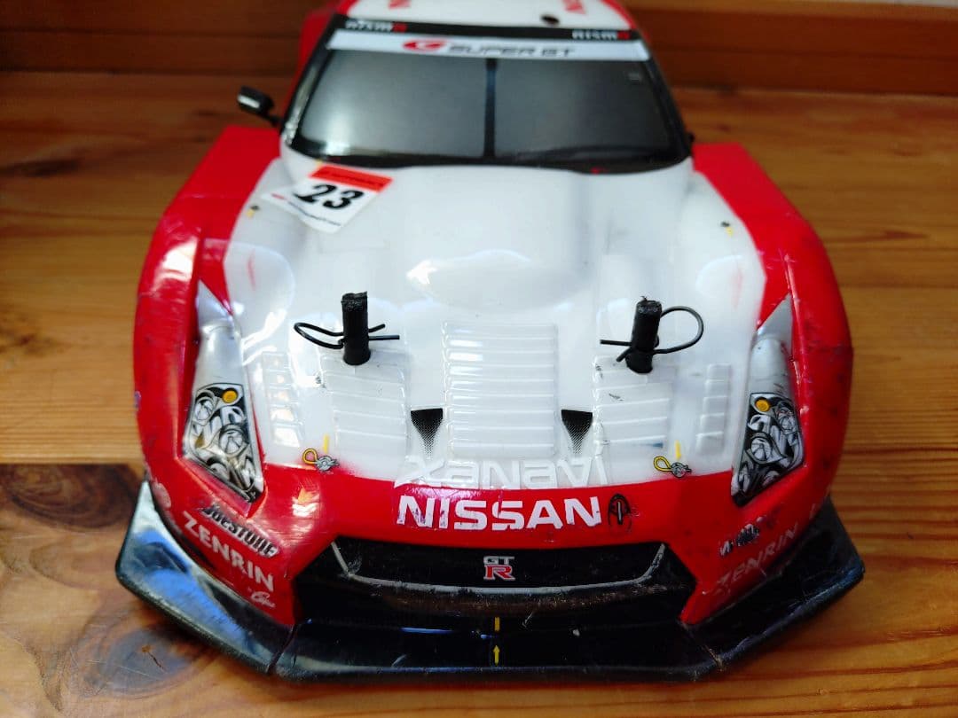 タミヤ　TT01 シャーシ R35 GT-R ボディ メカ　セット　ドリラジ