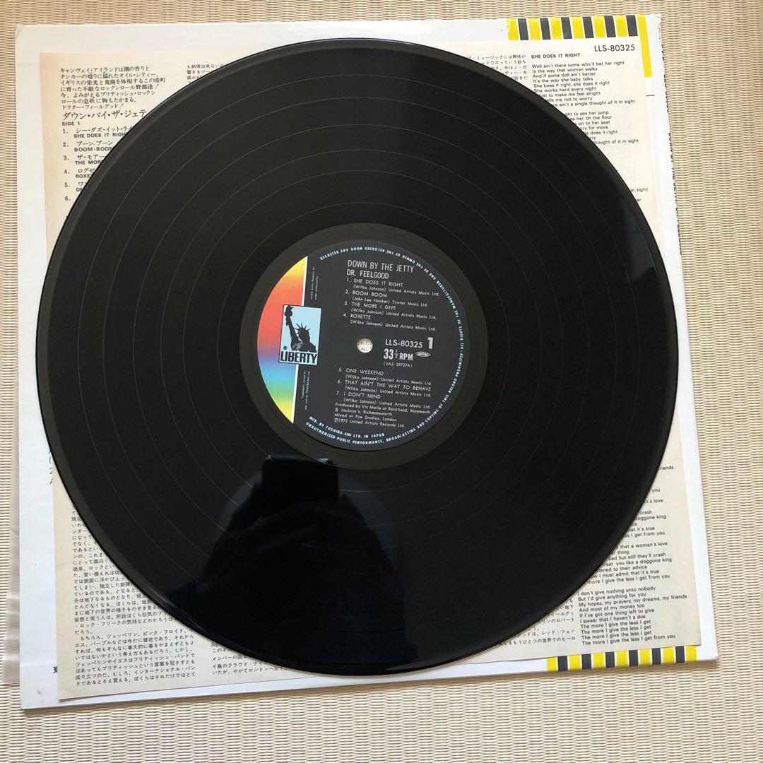 ドクター•フィールグッド　ダウン•バイ•ザ•ジェティー　国内盤帯付きレコード
