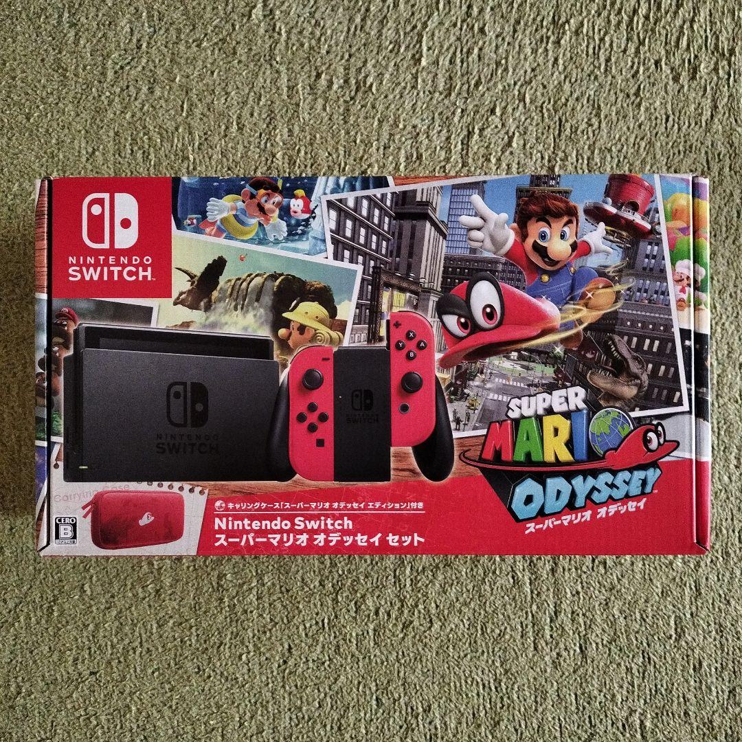 Nintendo Switch 本体 マリオオデッセイモデル JoyCon計4本