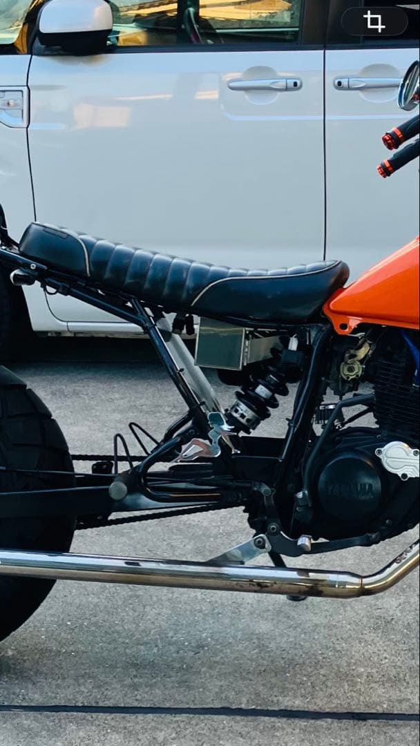 TW200Eより取り外し　シート　パワーフィルター　ステップ　3点セット