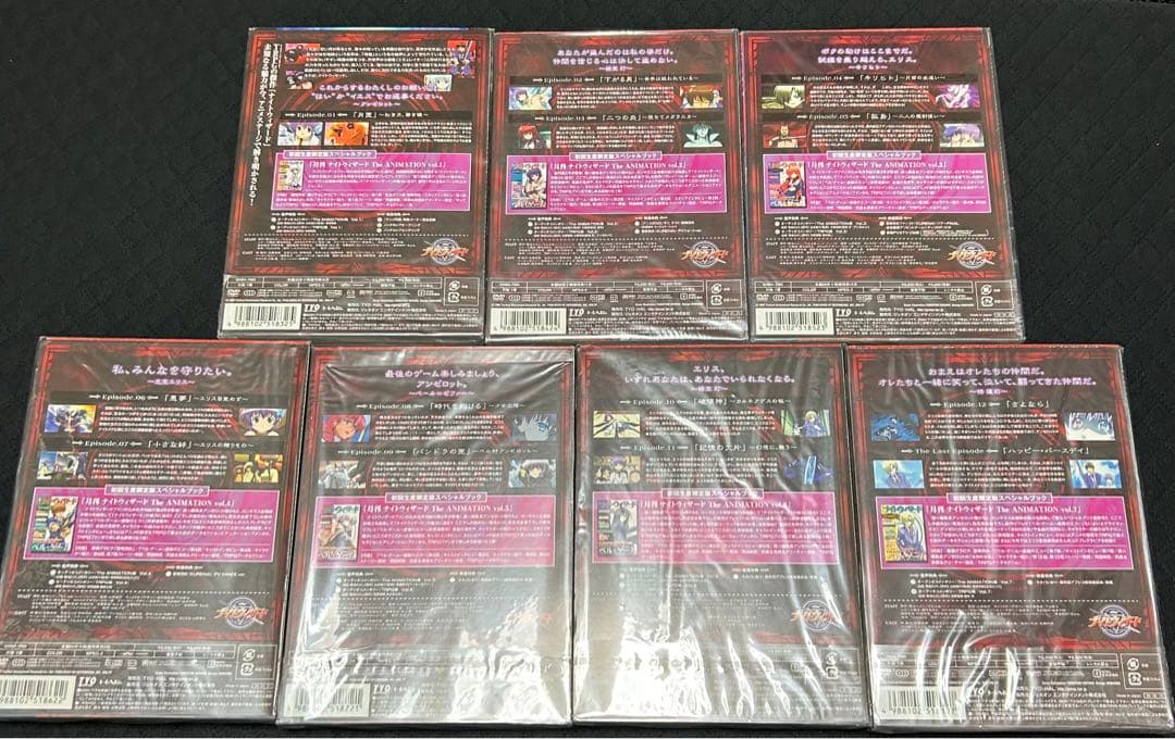 ナイトウィザード DVD THE ANIMATION 全7巻セット 未開封