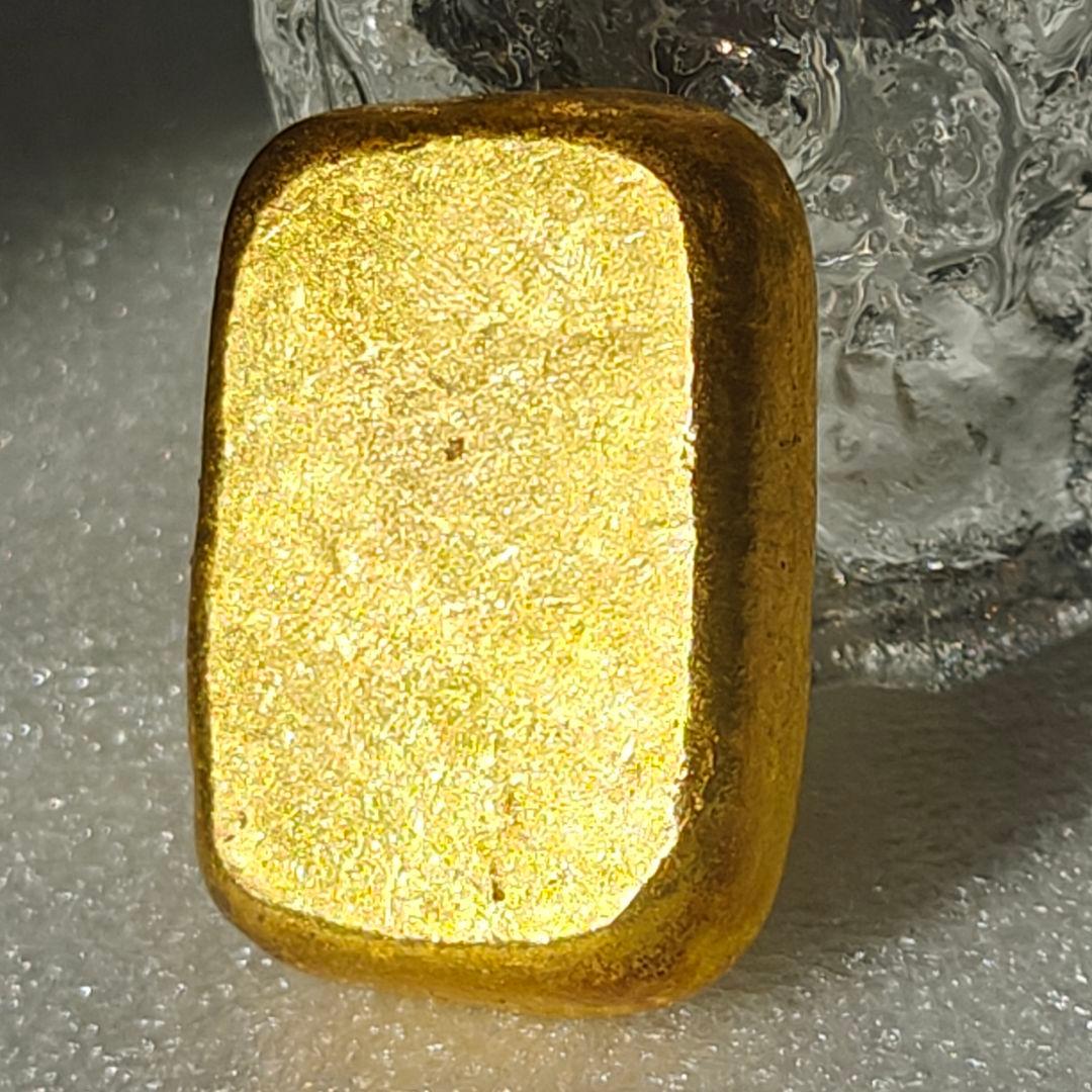 金塊　古銭　古代中國　硬貨 金貨 古金 大清 地金 金錠　漢字刻印　景福　56g