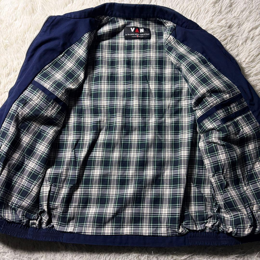美品/希少モデル■VAN JACKET スウィングトップ　アーチロゴ　刺繍　L