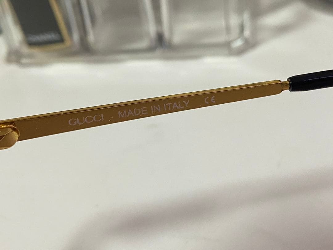 グッチ　Gucci ゴールドフレーム サングラス
