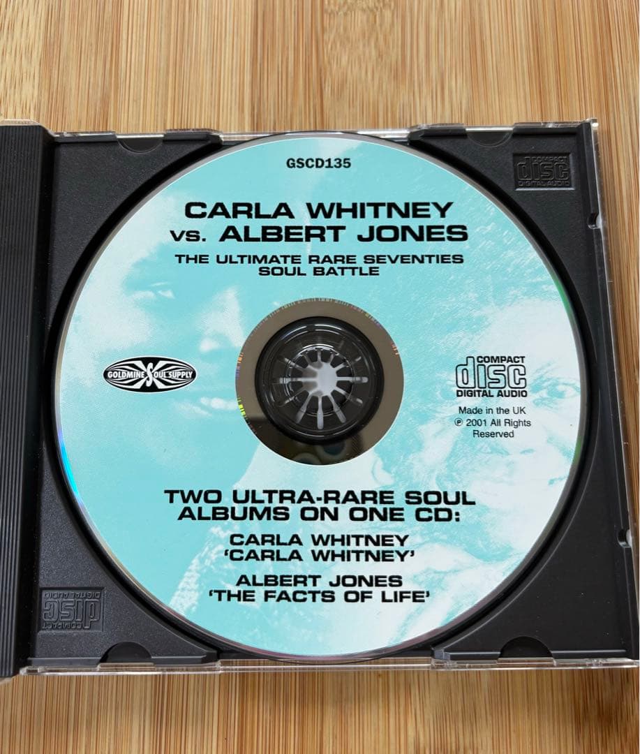 洋楽 Carla Whitney Vs.  Jones