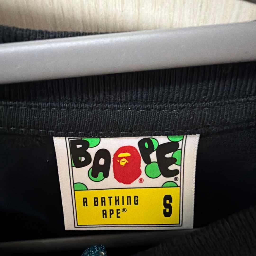 A BATHING APE シャークデザイン Tシャツ S 黒