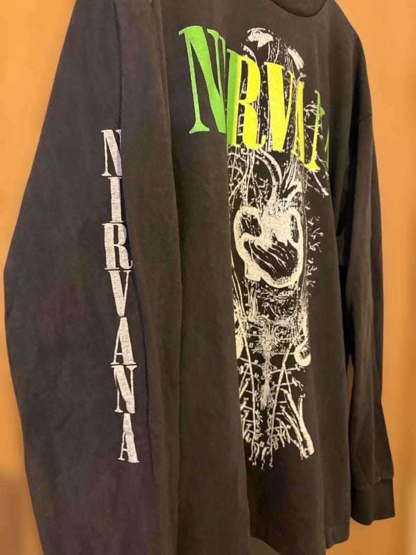 NIRVANA ニルヴァーナ カートコバーン 長袖 tシャツ ロンT XL