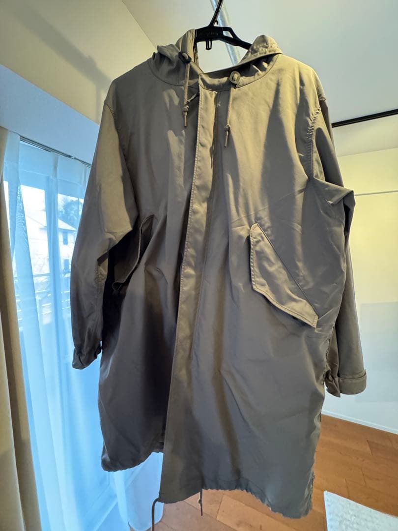 MUJI Labo ライナー付きモッズコート　 ミディアムグレーＭ