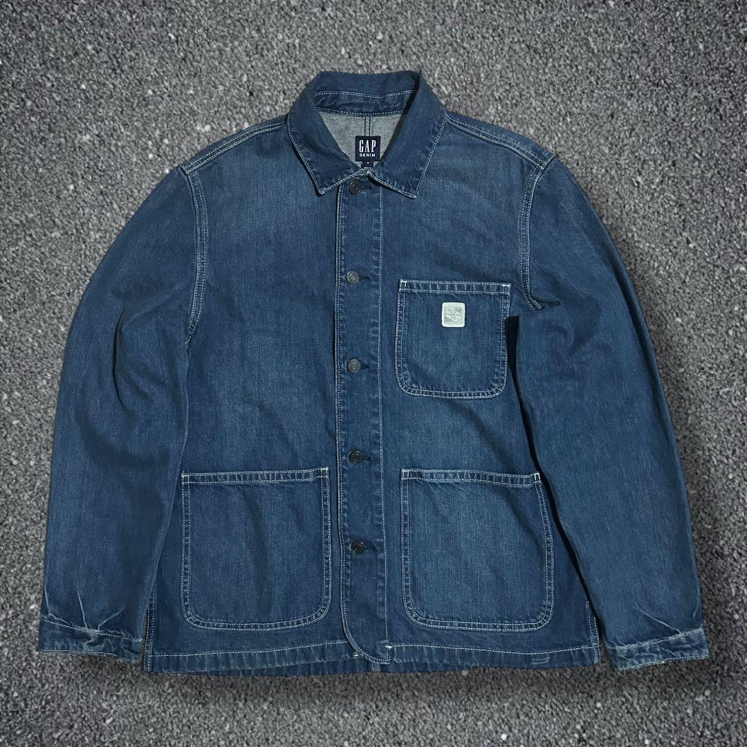 美品 GAP デニム カバーオール インディゴ M