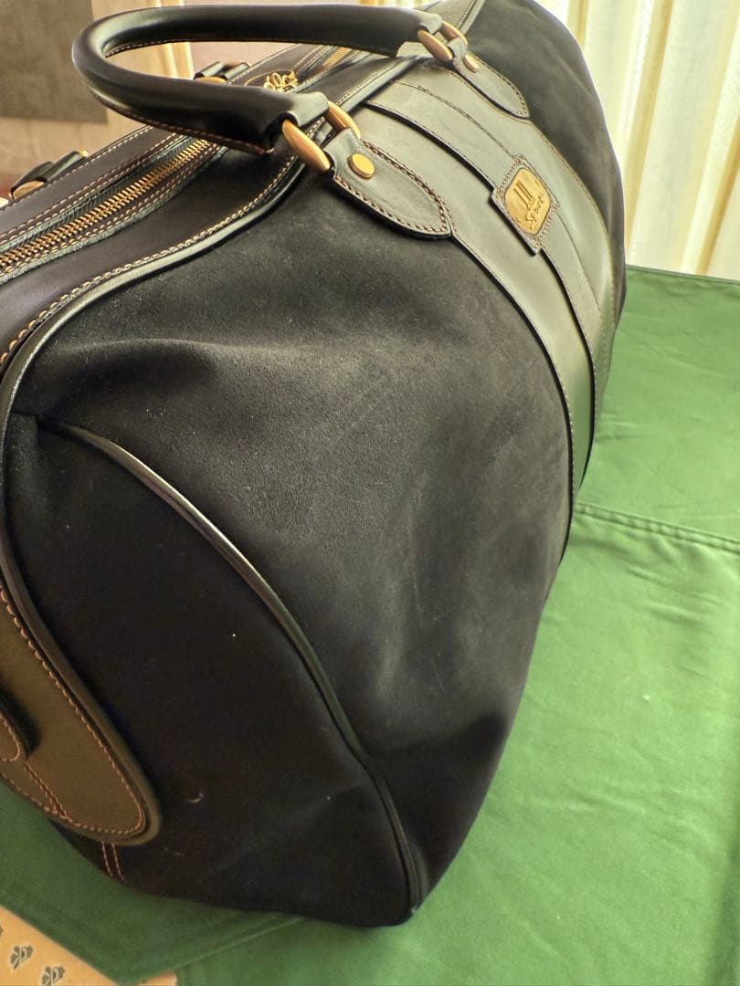 ダンヒル（Dunhill）スポーツ　ブラックボストンバッグ
