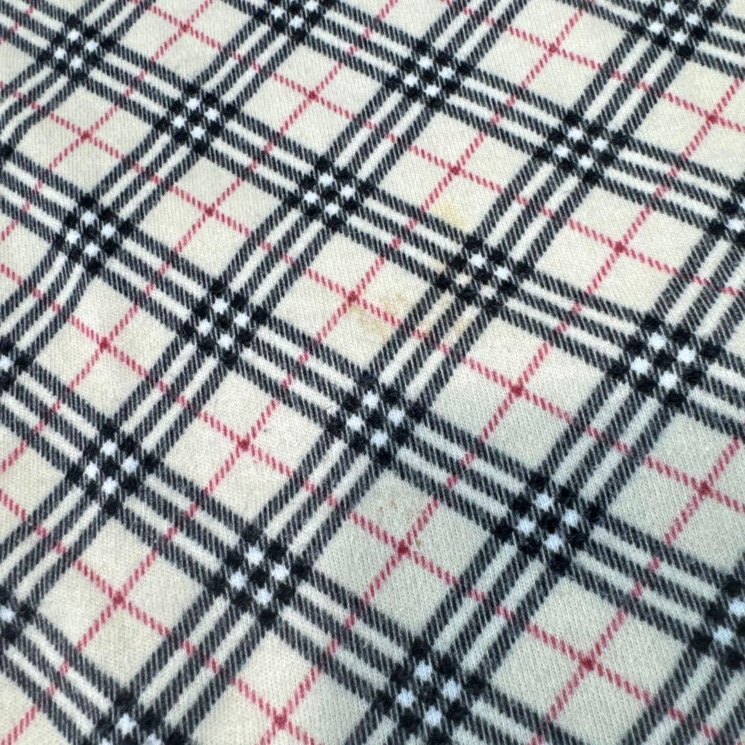 BURBERRY BLUE LABEL ノバチェック 短袖 カットソー 刺繍ロゴ