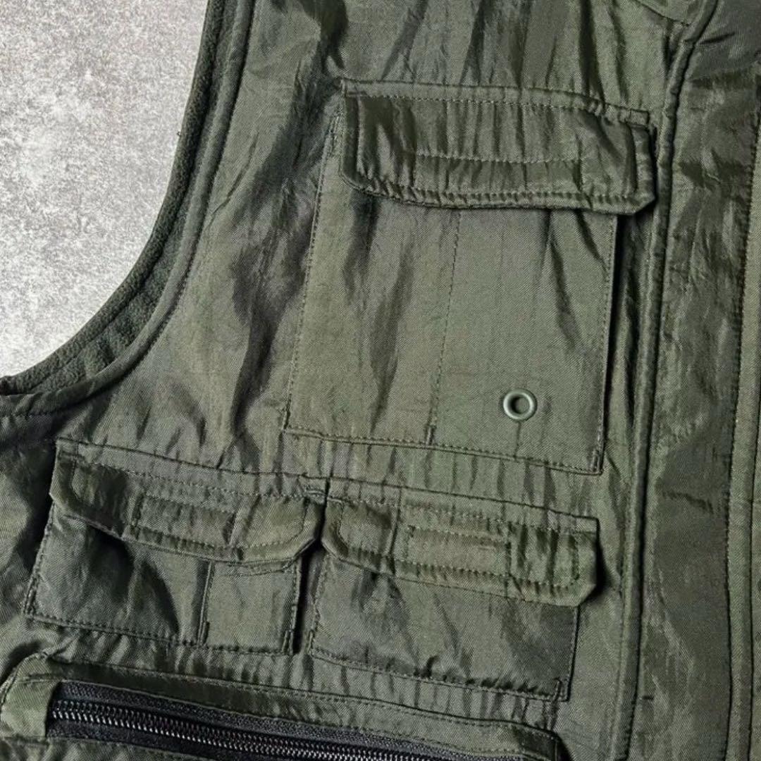 90s GAP 中綿 フリース ライナー ナイロン タクティカル ベスト