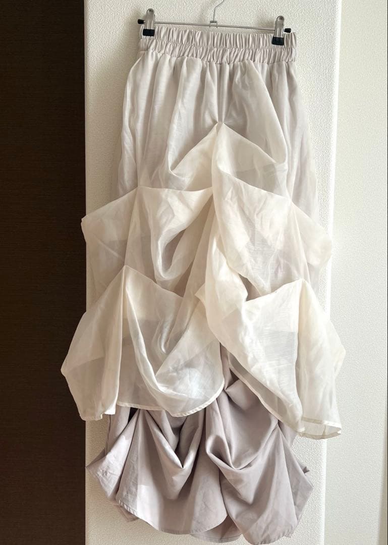 ＊NOTRE emor ＊レイヤード＊シアーピックスカート＊新品