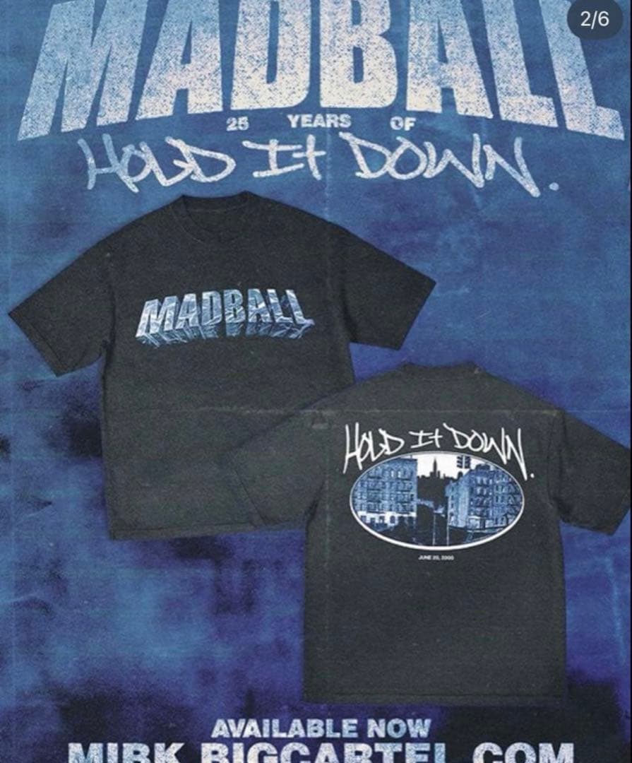 Madball tシャツ hold it down
