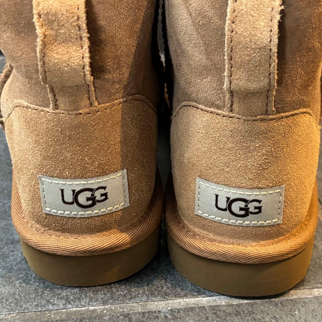 【新品】UGGアグクラシックミニⅡ/UK625cmチェスナット