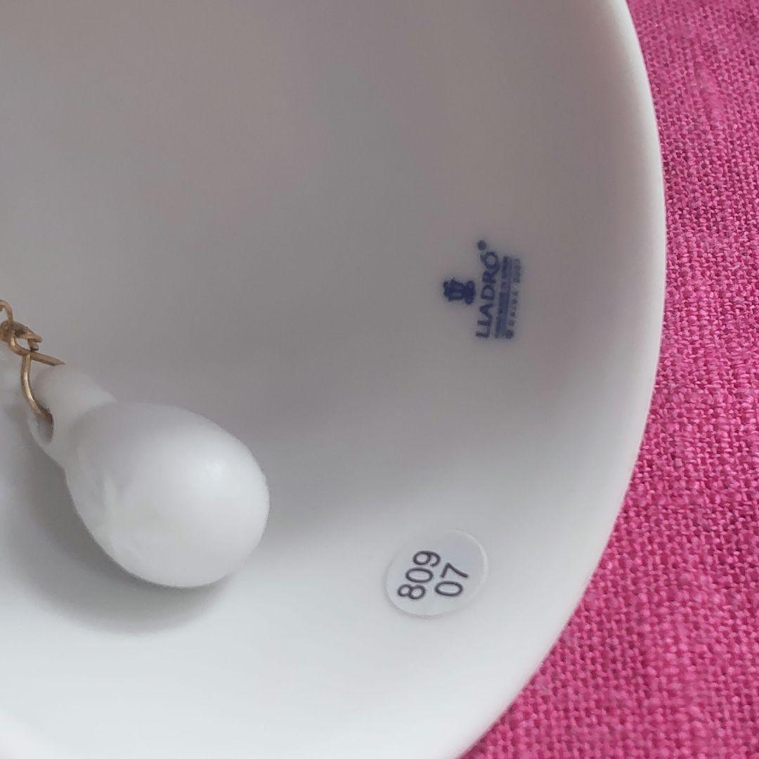 (610*R113)陶芸 リヤドロ イヤーベル 陶磁器 置物 柿右衛門