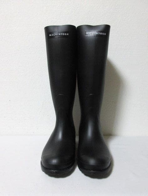 38 MACKINTOSH マッキントッシュ レインブーツ WISTON 黒